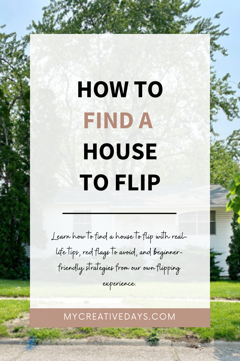 How To Find A House To Flip