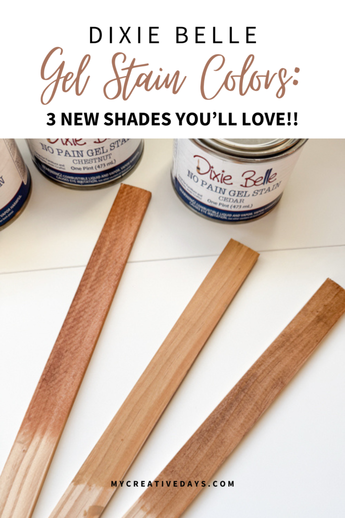 Explore the new Dixie Belle Gel Stain Colors, see how they compare to the originals, and find the perfect shade for your next furniture makeover.