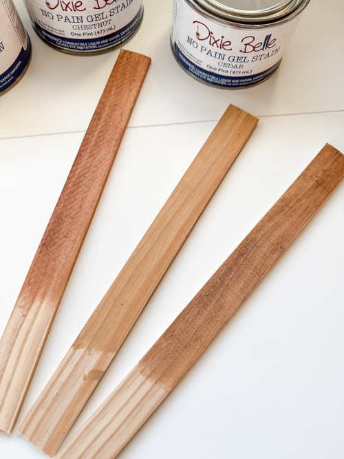 Explore the new Dixie Belle Gel Stain Colors, see how they compare to the originals, and find the perfect shade for your next furniture makeover.