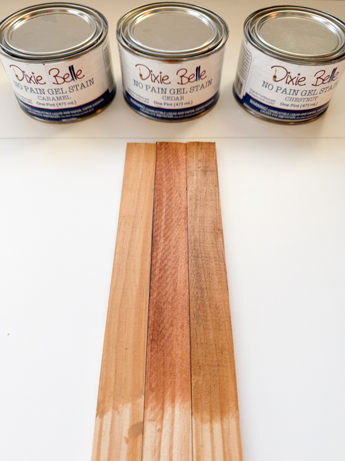 Explore the new Dixie Belle Gel Stain Colors, see how they compare to the originals, and find the perfect shade for your next furniture makeover.