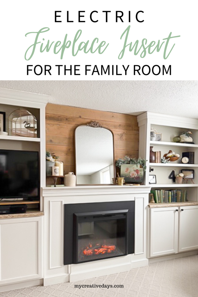 Thinking about an Electric Fireplace Insert Heater? We replaced ours in our family room and share the exact model, fit, and honest review.