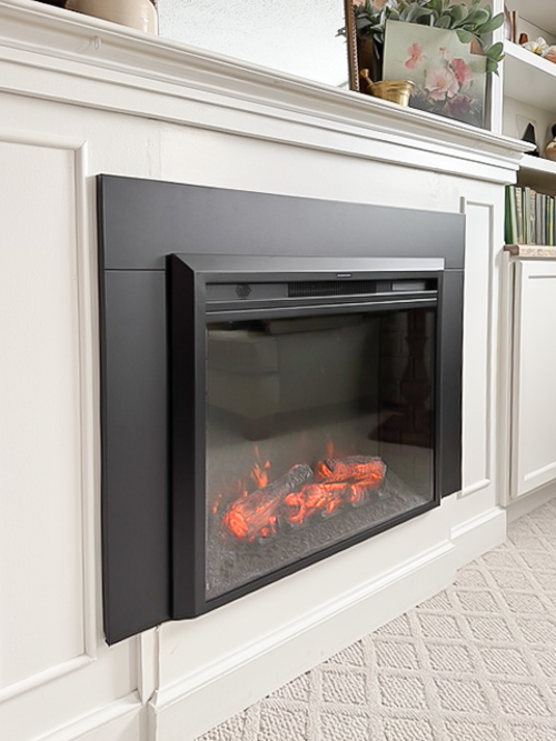 Thinking about an Electric Fireplace Insert Heater? We replaced ours in our family room and share the exact model, fit, and honest review.