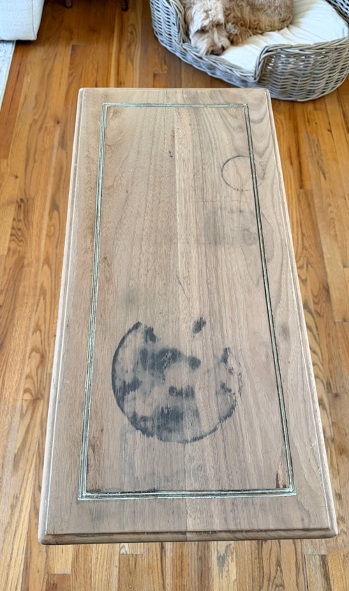 Learn how to remove paint from vintage table surfaces before repainting. Step-by-step tutorial using a heat gun and sanding for best results.