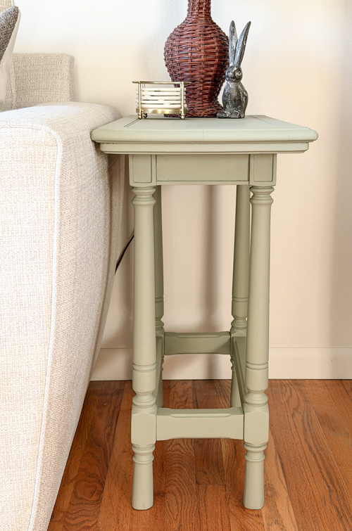 Learn how to remove paint from vintage table surfaces before repainting. Step-by-step tutorial using a heat gun and sanding for best results.