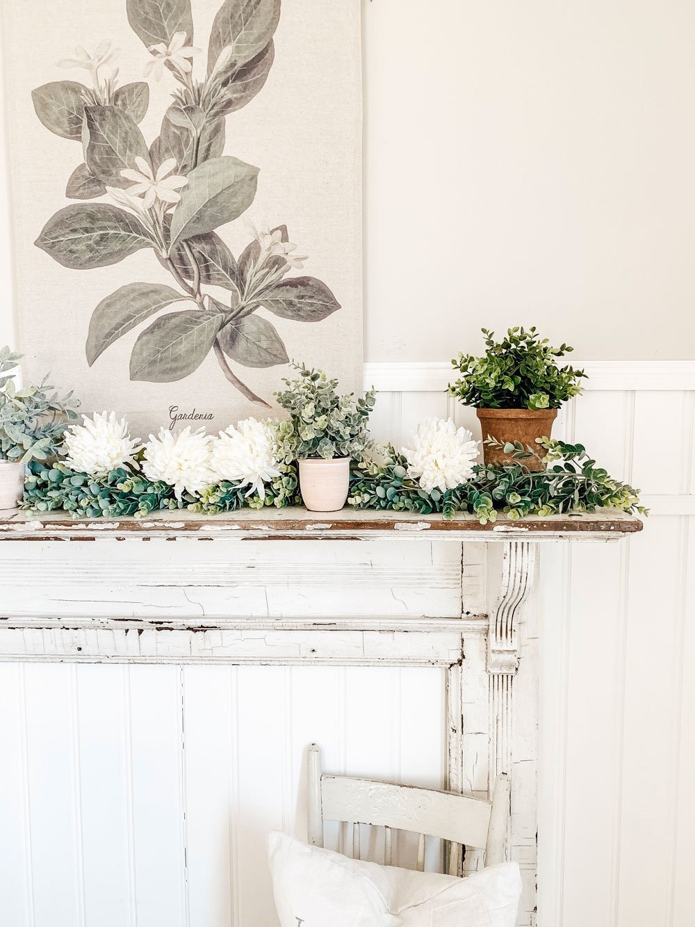 Spring mantel decor ideas to refresh your home for the season. Simple, budget-friendly styling tips to create a light, fresh look with what you already have.