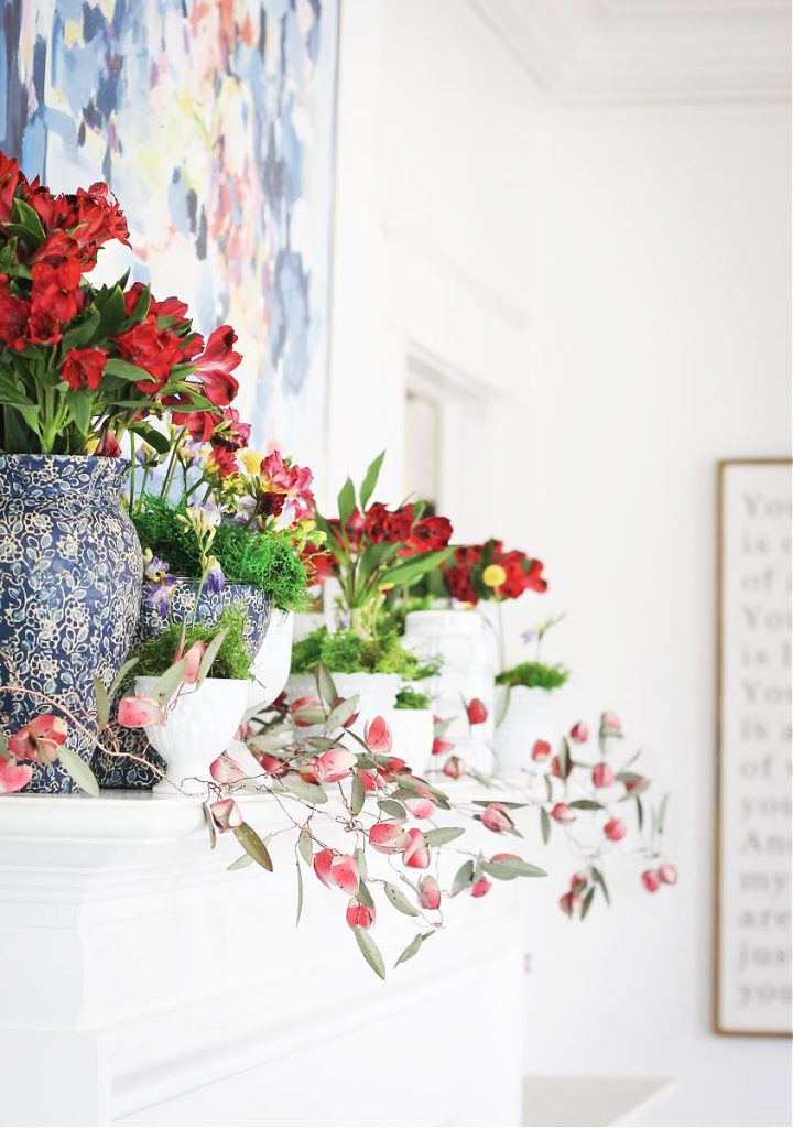 Spring mantel decor ideas to refresh your home for the season. Simple, budget-friendly styling tips to create a light, fresh look with what you already have.