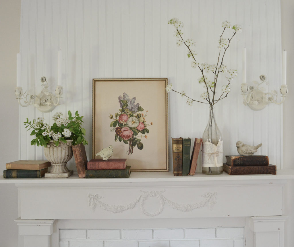 Spring mantel decor ideas to refresh your home for the season. Simple, budget-friendly styling tips to create a light, fresh look with what you already have.