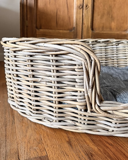 Find the best wicker dog bed for quality, color, size, and price, plus other stylish, budget-friendly baskets to organize and decorate your home.