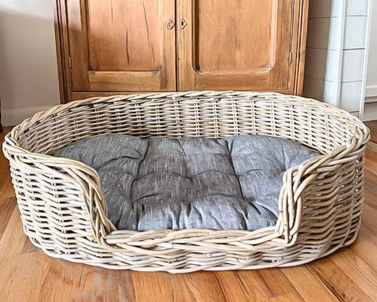 Find the best wicker dog bed for quality, color, size, and price, plus other stylish, budget-friendly baskets to organize and decorate your home.