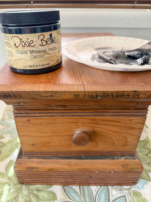 Learn the Black Paint Antique Technique to create an antique glaze look on real wood using watered-down paint. Easy, affordable, and beginner-friendly.