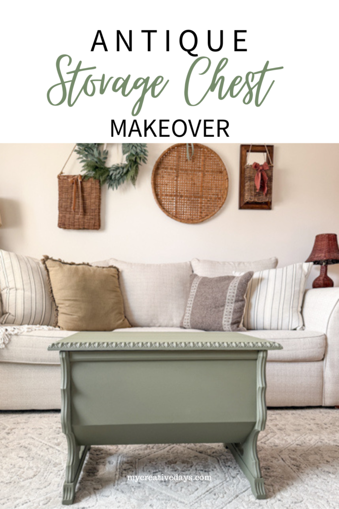 Give an old piece new life with this Antique Storage Chest Makeover. Learn how to transform a chest into a beautiful piece with simple DIY tips and process.