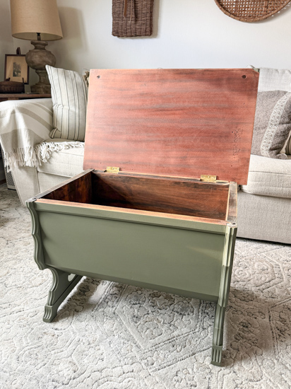 Give an old piece new life with this Antique Storage Chest Makeover. Learn how to transform a chest into a beautiful piece with simple DIY tips and process.