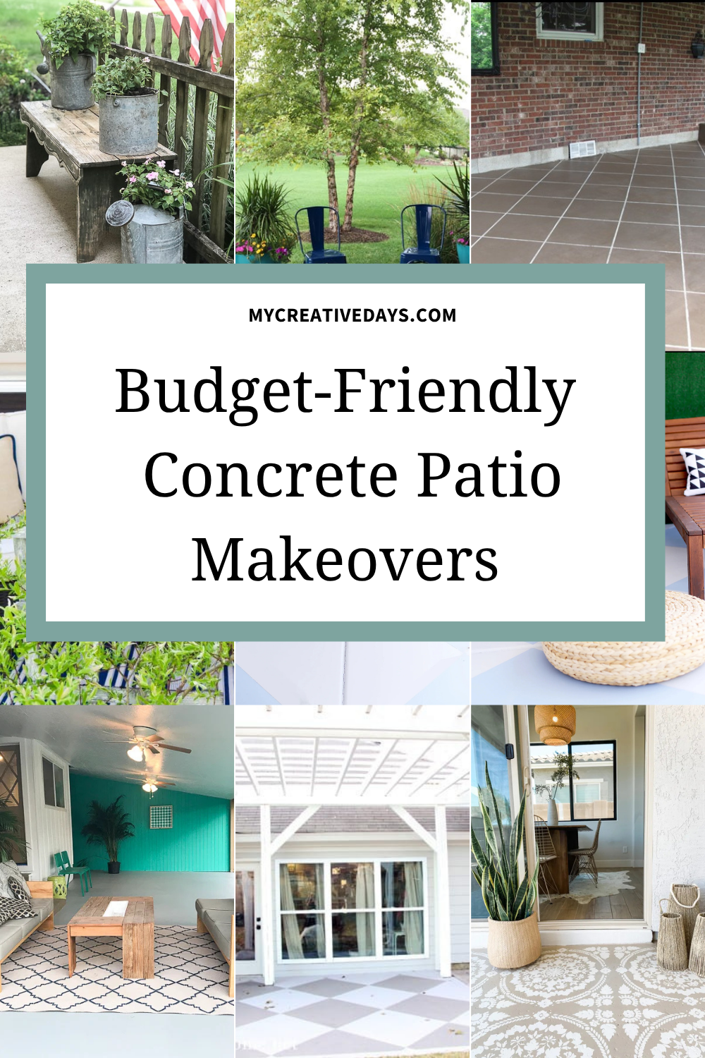 Concrete Patio Makeovers
