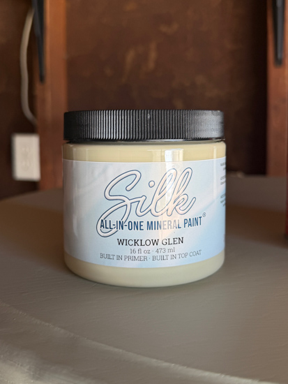 How to Use Liquid Sandpaper on Furniture to skip sanding and get a smooth finish. Easy table makeover with deglosser and all-in-one paint.
