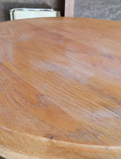 How to Use Liquid Sandpaper on Furniture to skip sanding and get a smooth finish. Easy table makeover with deglosser and all-in-one paint.