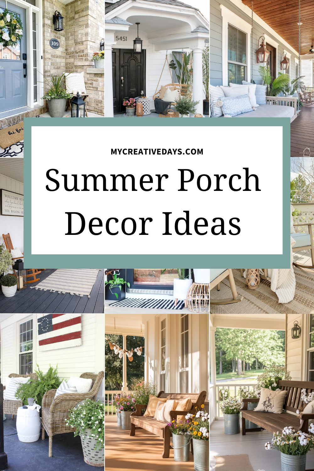 Summer Porch Decor Ideas