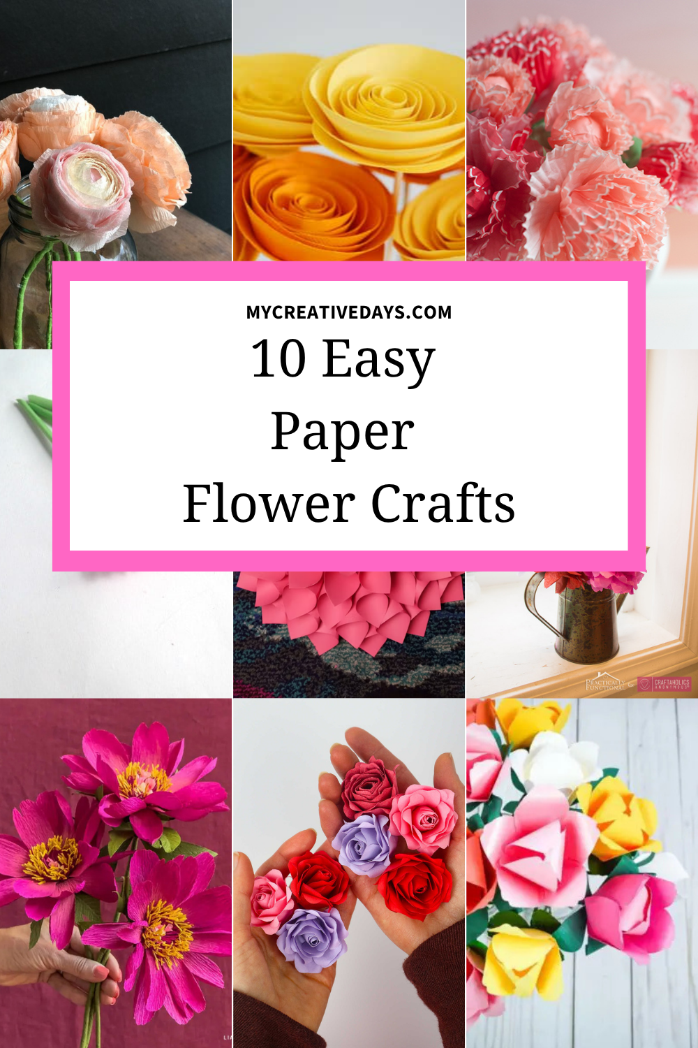 Easy Paper Flower Crafts