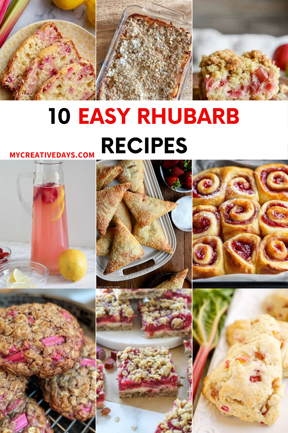 10 Easy Rhubarb Recipes