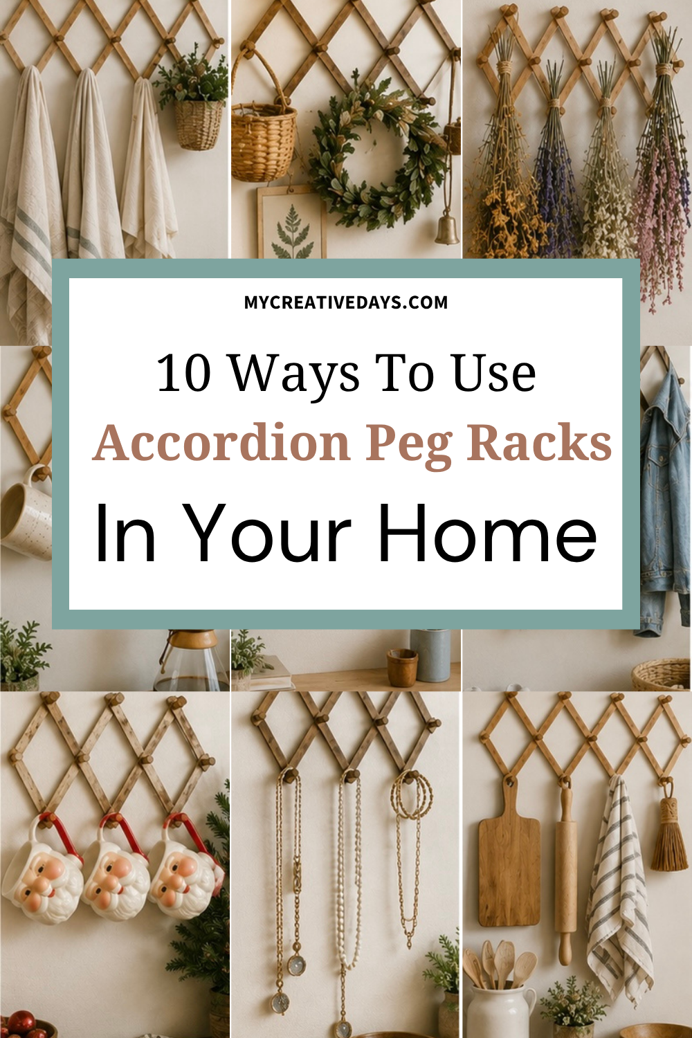 10 Ways To Use Accordion Peg Racks In Your Home