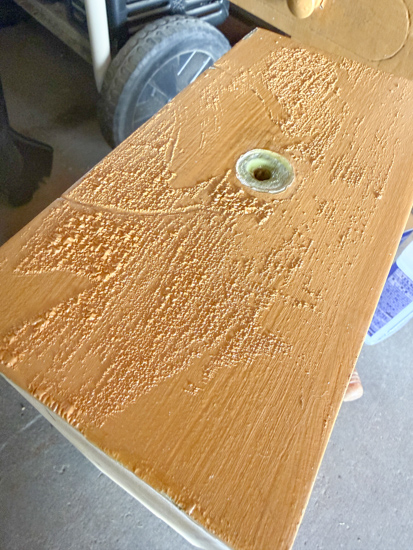 Learn how I transformed thrifted cabinets into DIY bedside tables with paint, stain, new hardware, and "snowman" feet in this easy makeover.