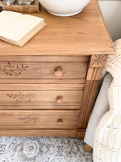 Follow this Dixie Belle Bleach Kit tutorial to restore a yard sale dresser using sanding, wood bleach, and gel stain for a natural finish.