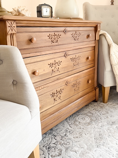 Follow this Dixie Belle Bleach Kit tutorial to restore a yard sale dresser using sanding, wood bleach, and gel stain for a natural finish.