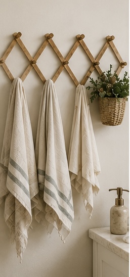 Looking for ways to use accordion peg racks in your home? Here are 10 creative and practical ideas for decor, storage, mugs, baskets, towels, and more.