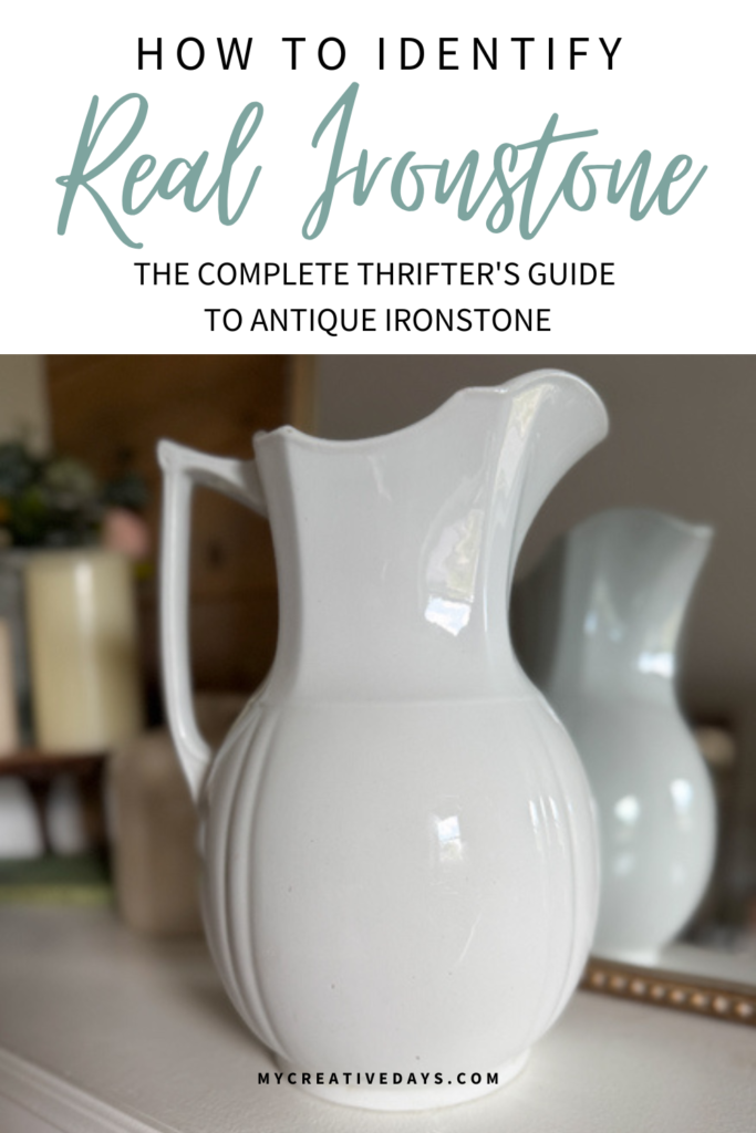 How to Identify Real Ironstone with this easy guide. Learn about maker's marks, stamps, crazing, and what to look for while thrifting.