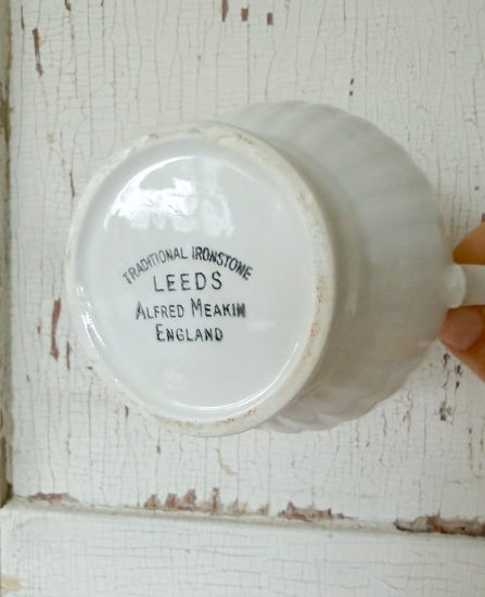 How to Identify Real Ironstone with this easy guide. Learn about maker's marks, stamps, crazing, and what to look for while thrifting.