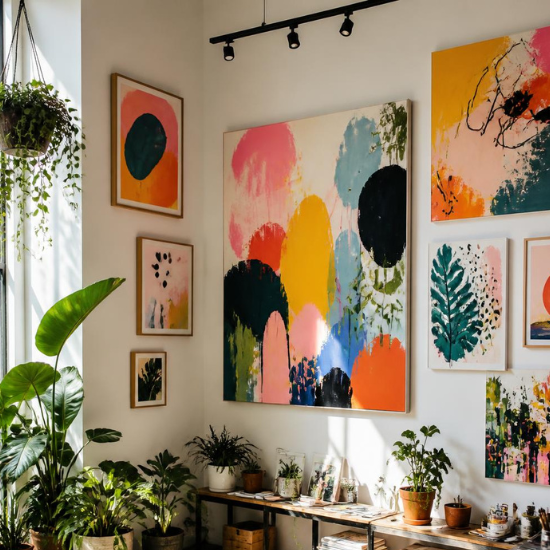 Looking for Corner Wall Gallery Ideas? Learn how to create a collected gallery wall using thrifted finds, vintage pieces, artwork, and items you already own.