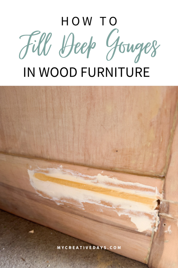 Learn how to fill deep gouges in wood furniture and repair damaged areas before painting, with practical tips for getting a smooth, finished surface.